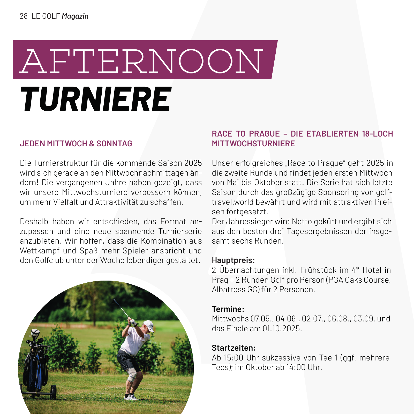 Vorschau LE GOLF Magazin Seite 28