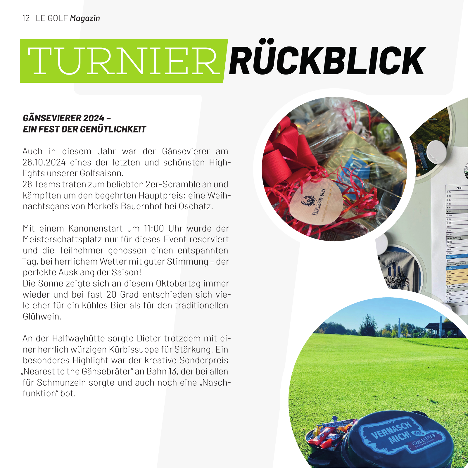 Vorschau LE GOLF Magazin Seite 12