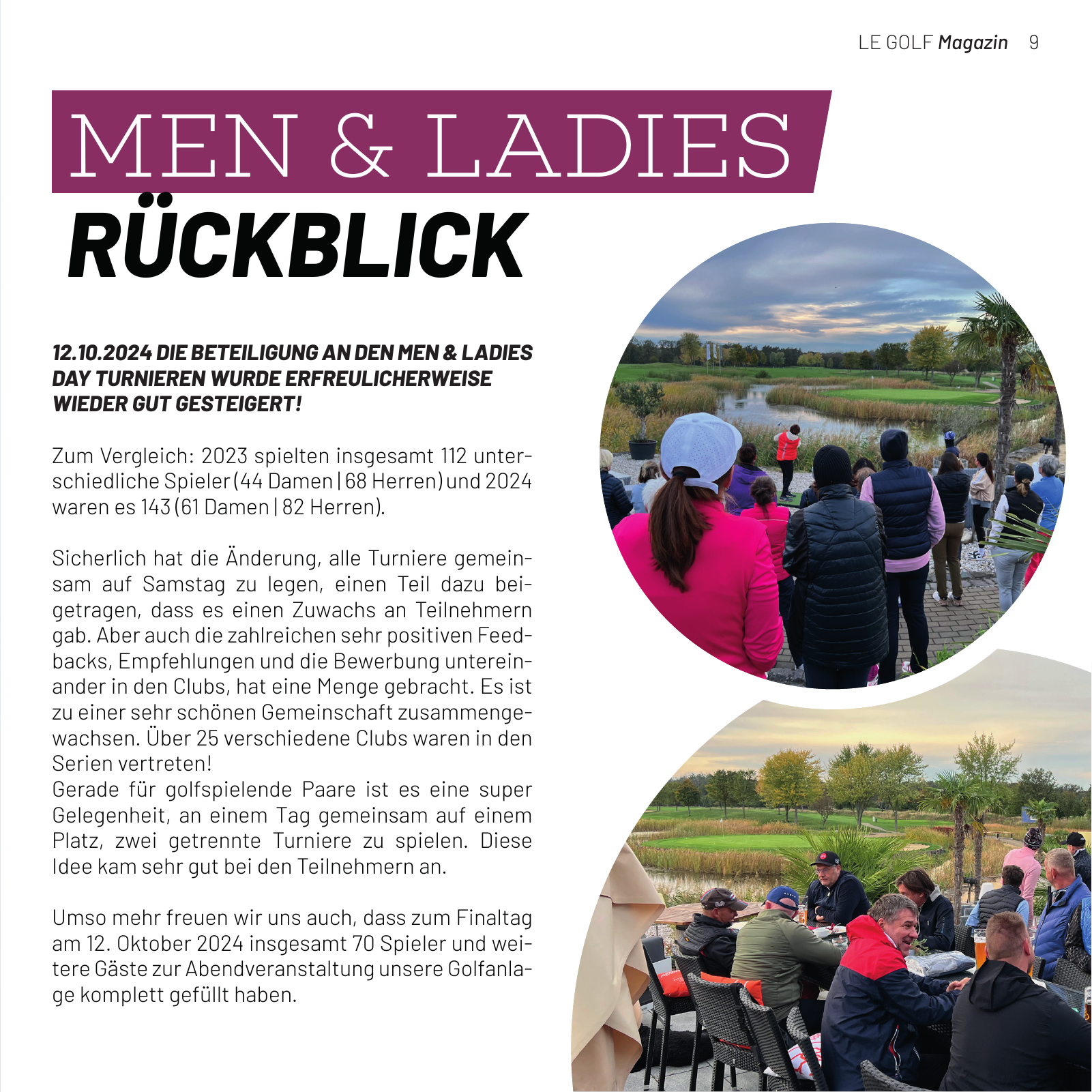 Vorschau LE GOLF Magazin Seite 9