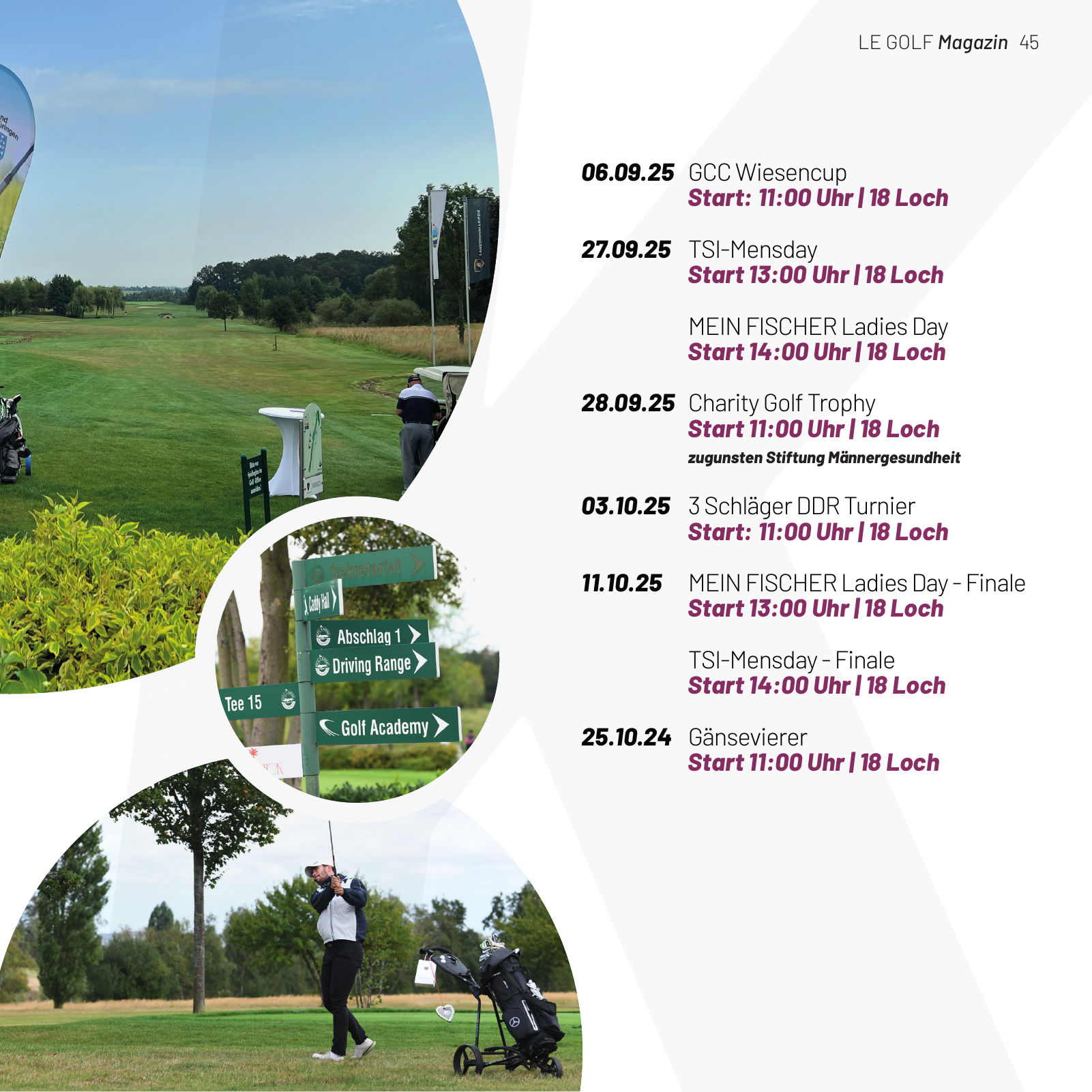 Vorschau LE GOLF Magazin Seite 45