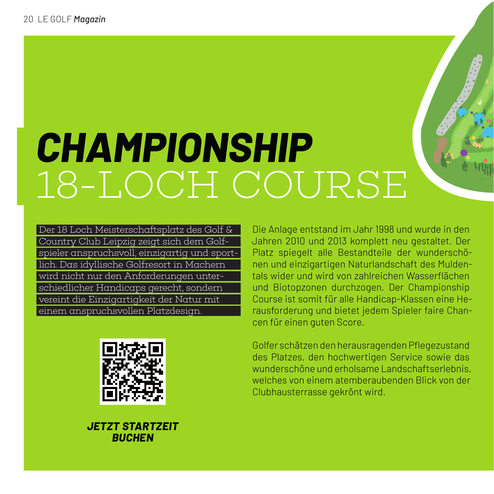 Vorschau LE GOLF Magazin Seite 20
