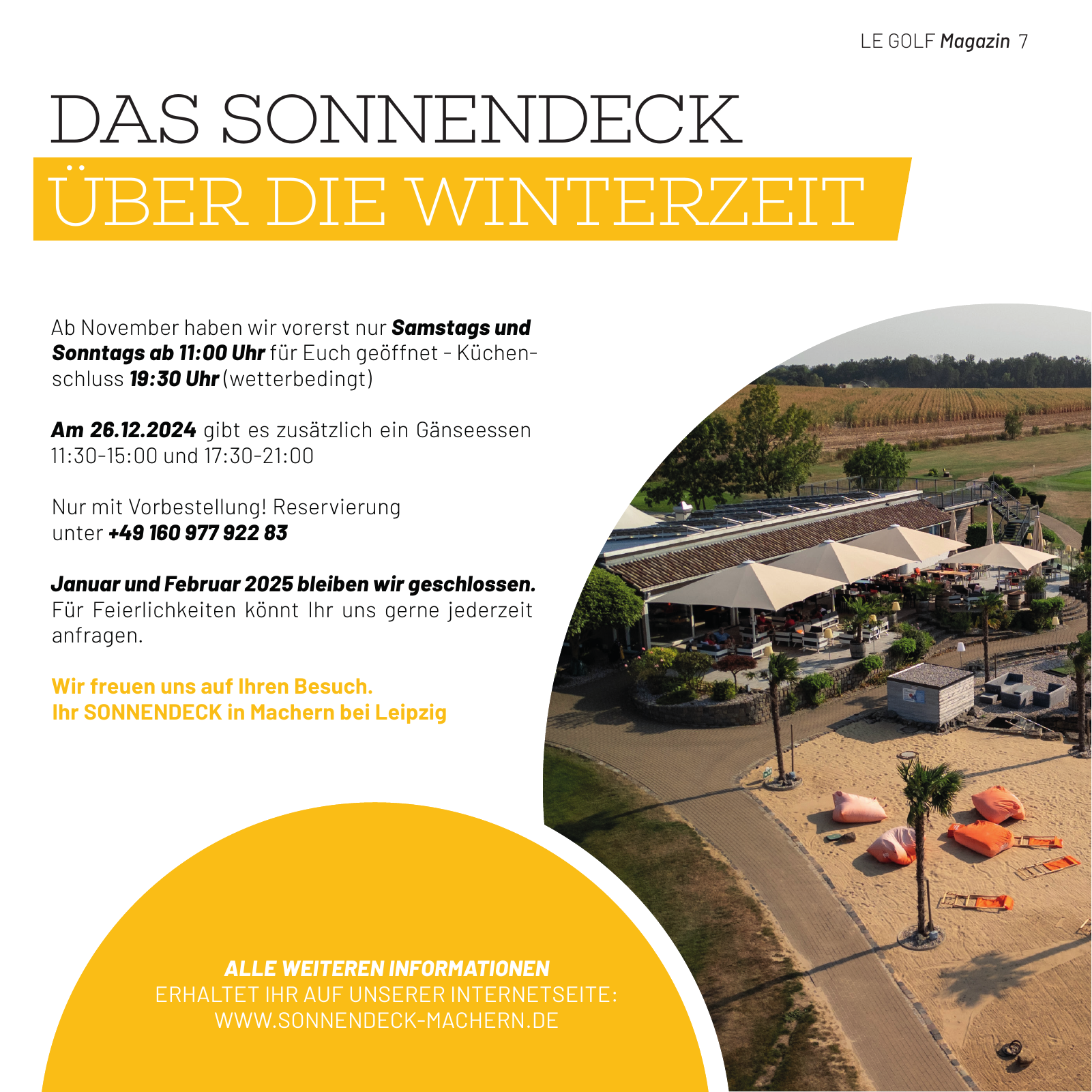 Vorschau LE GOLF Magazin Seite 7